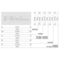 Bouwstaalmat PS188a Ø6-150 2 x 3 meter Gegalvaniseerd