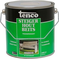 2.5 LTenco steigerhoutbeits - Greywash, Whitewash of Blackwash