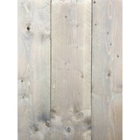 Gebruikte steigerhout steigerplank - Old Grey Look - ca. 3 x 20 x 500 cm