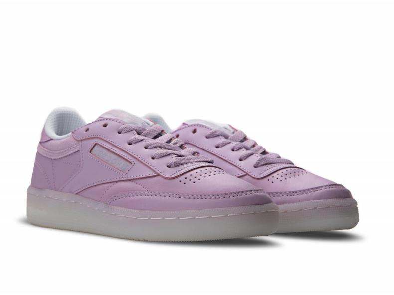 reebok club c lilac