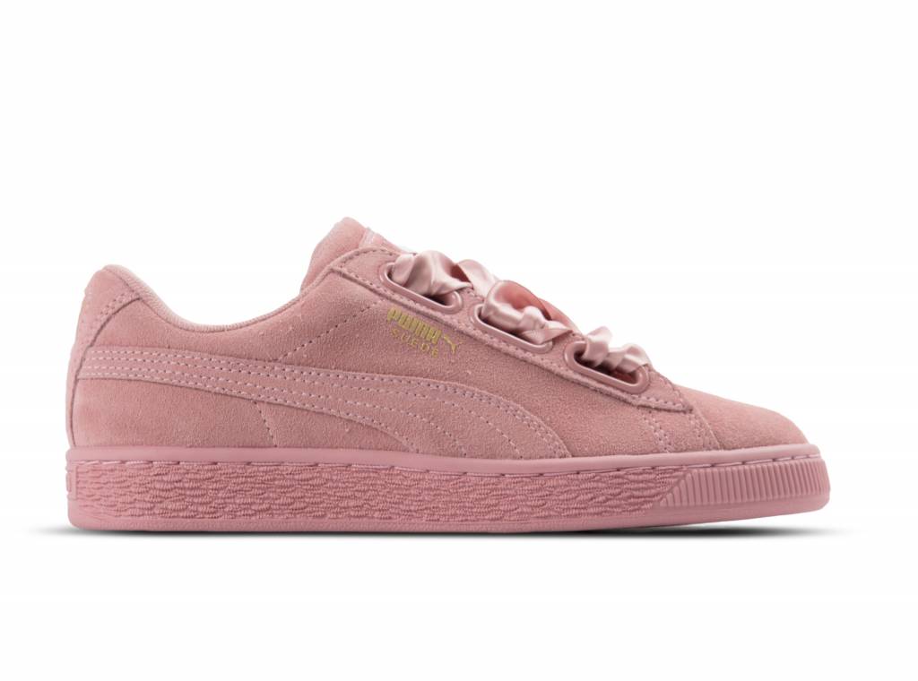 puma suede heart satin 35