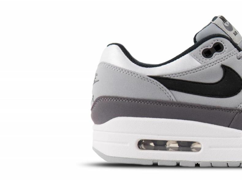 nike air max 1 wit/wolf grey/gunsmoke/zwart nike air max 1 wit/wolf grey/gunsmoke/zwart