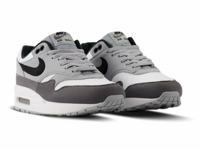 nike air max 1 wit/wolf grey/gunsmoke/zwart nike air max 1 wit/wolf grey/gunsmoke/zwart