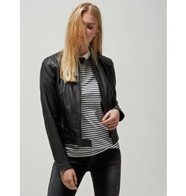 Selected Femme Hanni Leather Jacket by Selected Femme