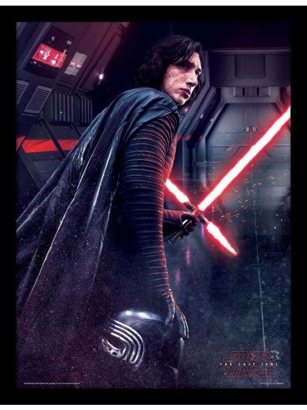 Star Wars: Kylo Ren Poster im Rahmen