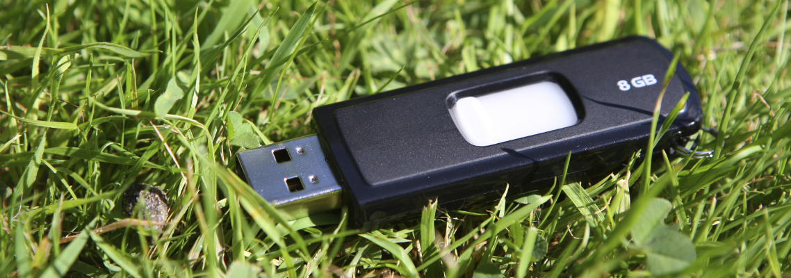 De kans is groot dat een verloren USB stick een datalek oplevert