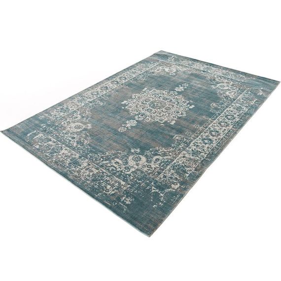 Vintage vloerkleed - Classic grijs/blauw