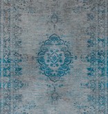Louis de Poortere Vloerkleed The Fading world Grey Turquoise 8255 Louis de Poortere Vloerkleed The Fading world Grey Turquoise 8255