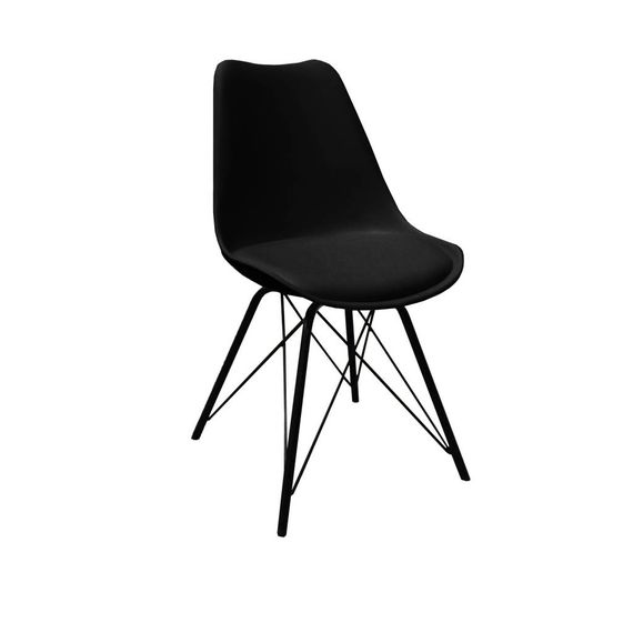 Kick Collection Stoel Metal Luuk - Zwart