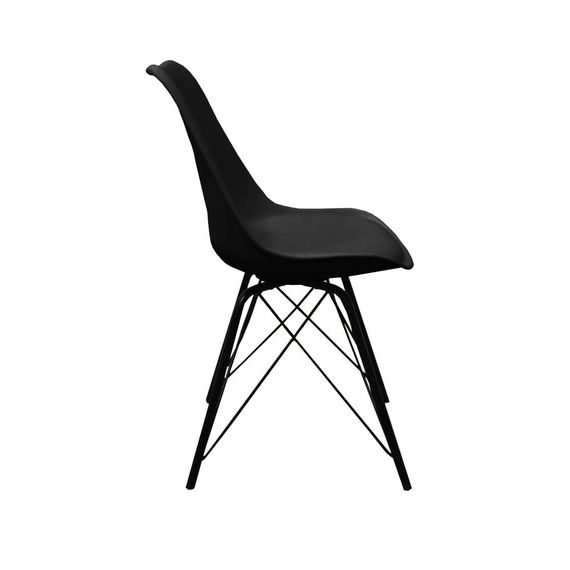 Kick Collection Stoel Metal Luuk - Zwart