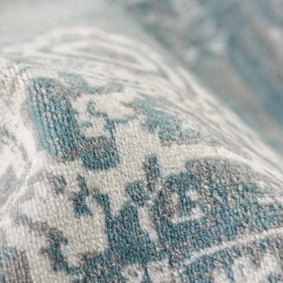 Vintage vloerkleed - Classic grijs/blauw