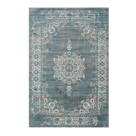 Vintage vloerkleed - Classic grijs/blauw