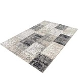 Vintage vloerkleed - Patchwork Grijs Vintage vloerkleed - Patchwork Grijs