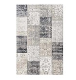 Vintage vloerkleed - Patchwork Grijs Vintage vloerkleed - Patchwork Grijs