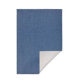 Bougari Vloerkleed Twin Solid - Blauw/Creme Bougari Vloerkleed Twin Solid - Blauw/Creme
