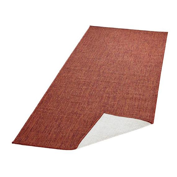 Bougari Vloerkleed Twin Solid - Terra/Creme