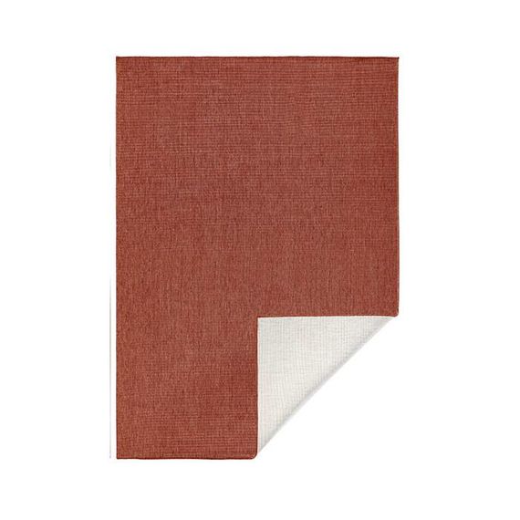 Bougari Vloerkleed Twin Solid - Terra/Creme