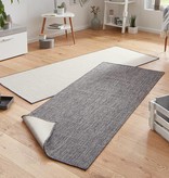 Bougari Vloerkleed Twin Solid - Grijs/Creme Bougari Vloerkleed Twin Solid - Grijs/Creme