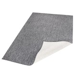 Bougari Vloerkleed Twin Solid - Grijs/Creme Bougari Vloerkleed Twin Solid - Grijs/Creme