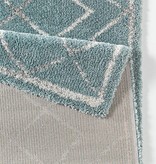 Mint Rugs Hoogpolig vloerkleed Hamar - Diamond blauw/creme Mint Rugs Hoogpolig vloerkleed Hamar - Diamond blauw/creme