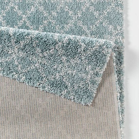 Mint Rugs Hoogpolig vloerkleed Hamar - Rustiek blauw/creme