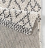 Mint Rugs Hoogpolig vloerkleed Hamar - Cubes creme/grijs Mint Rugs Hoogpolig vloerkleed Hamar - Cubes creme/grijs