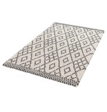 Mint Rugs Hoogpolig vloerkleed Hamar - Cubes creme/grijs Mint Rugs Hoogpolig vloerkleed Hamar - Cubes creme/grijs