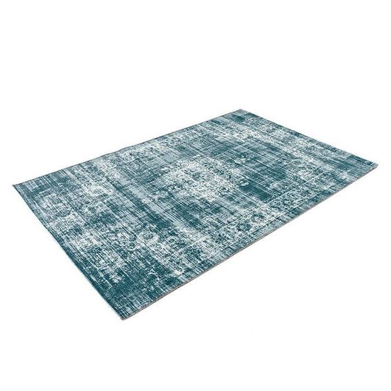 Vintage vloerkleed - Classic licht blauw