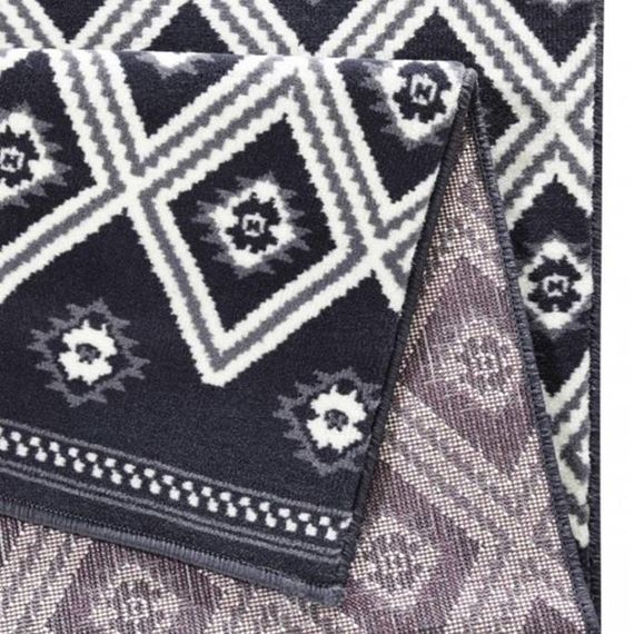 Zala living Vloerkleed Bastille - Diamond grijs/wit