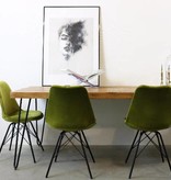 Kick Collection Stoel Velvet - groen Kick Collection Stoel Velvet - groen