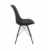 Kick Collection Stoel Velvet - Zwart Kick Collection Stoel Velvet - Zwart