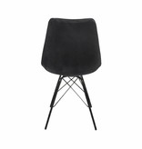 Kick Collection Stoel Velvet - Zwart Kick Collection Stoel Velvet - Zwart