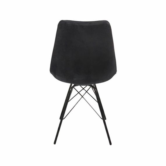 Kick Collection Stoel Velvet - Zwart