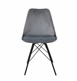 Kick Collection Stoel Velvet - Grijs Kick Collection Stoel Velvet - Grijs