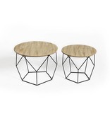 Lifa Living Geometrische bijzettafel 2/set Lifa Living Geometrische bijzettafel 2/set