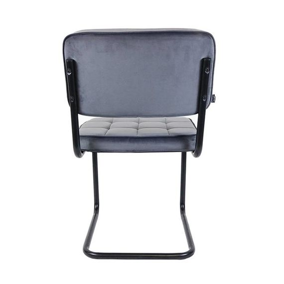 Kick Collection Stoel Velvet Ivy - Antraciet