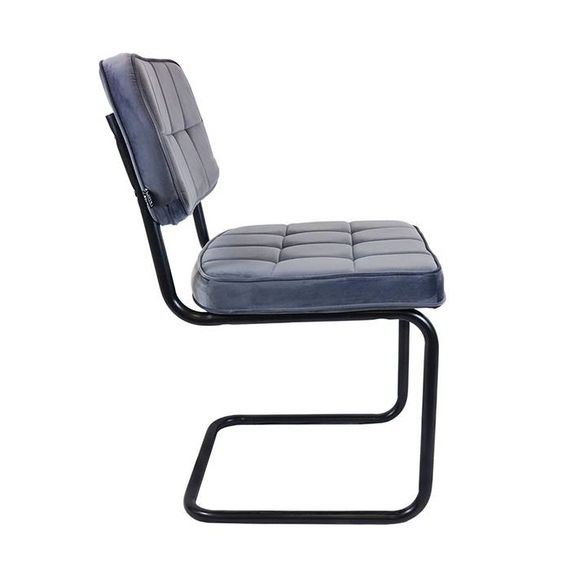 Kick Collection Stoel Velvet Ivy - Antraciet