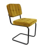 Kick Collection Stoel Velvet Ivy - Goud / Okergeel Kick Collection Stoel Velvet Ivy - Goud / Okergeel