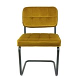 Kick Collection Stoel Velvet Ivy - Goud / Okergeel Kick Collection Stoel Velvet Ivy - Goud / Okergeel