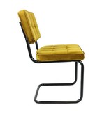 Kick Collection Stoel Velvet Ivy - Goud / Okergeel Kick Collection Stoel Velvet Ivy - Goud / Okergeel