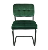 Kick Collection Stoel Velvet Ivy - Donker Groen Kick Collection Stoel Velvet Ivy - Donker Groen