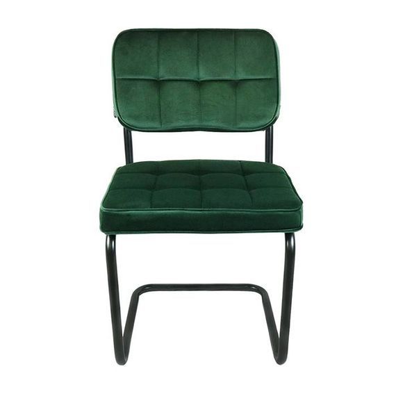 Kick Collection Stoel Velvet Ivy - Donker Groen