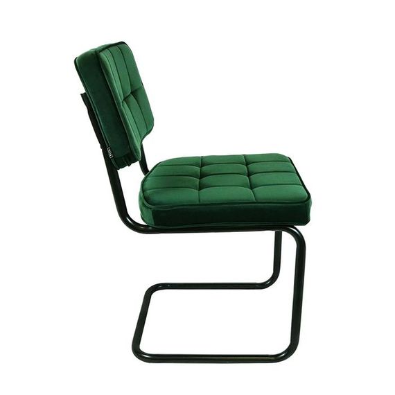 Kick Collection Stoel Velvet Ivy - Donker Groen