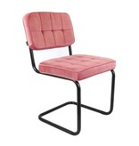Kick Collection Stoel Velvet Ivy - Roze Kick Collection Stoel Velvet Ivy - Roze