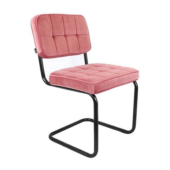 Kick Collection Stoel Velvet Ivy - Roze
