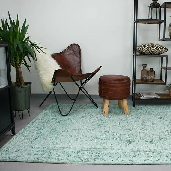 Brinker carpets Vintage vloerkleed Moods Mintgroen No.05
