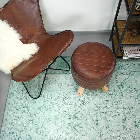 Brinker carpets Vintage vloerkleed Moods Mintgroen No.05