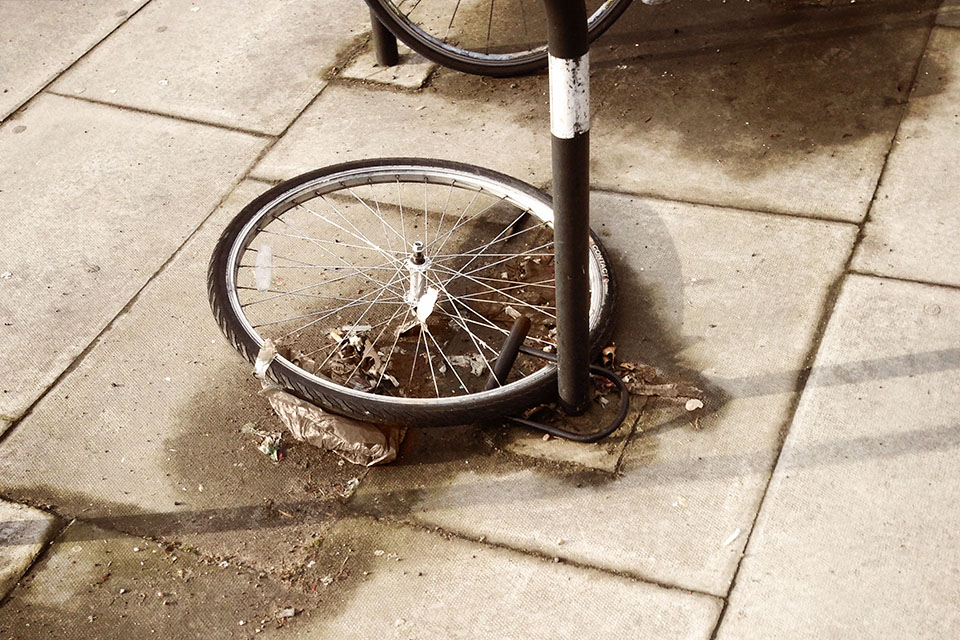 Fahrrad geklaut geklautes Fahrrad