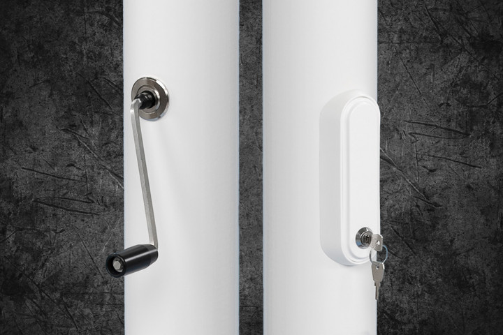 Vlaggenmast van aluminium of polyester