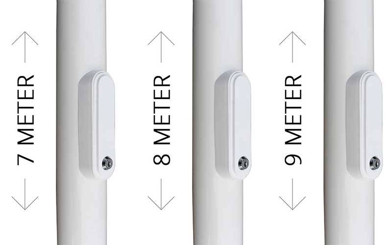 Wat is de ideale hoogte voor mijn vlaggenmast?